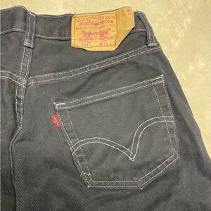 Levi’s 501xx 32x30 Black Denim Jeans